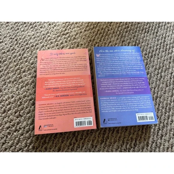 Booktok Paperback Books- Set of 2- Wildfire and Daydream by Hannah Grace - Picture 4 of 5